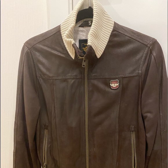 ⚡️SALE⚡️Authentic SUPERDRY LEATHER JACKET - Picture 12 of 12